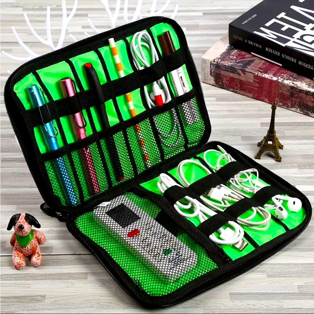 Storage bag for electronics and wires